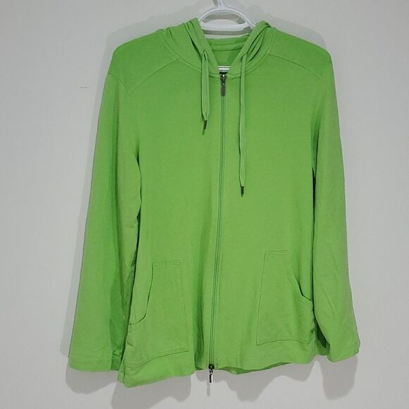 𝅺jockey medium lime green hoodie - Picture 1 of 6